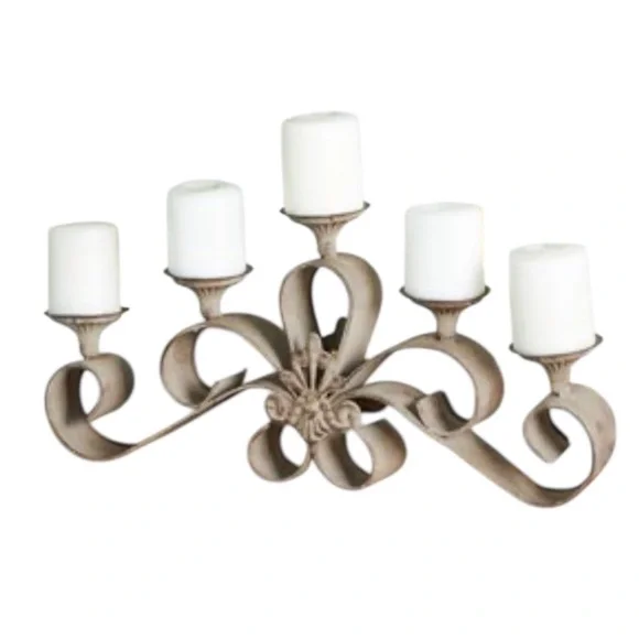 Elegant Grayson Lane 5 Candle Metal Candelabra Candle Holder - Picture 1 of 6